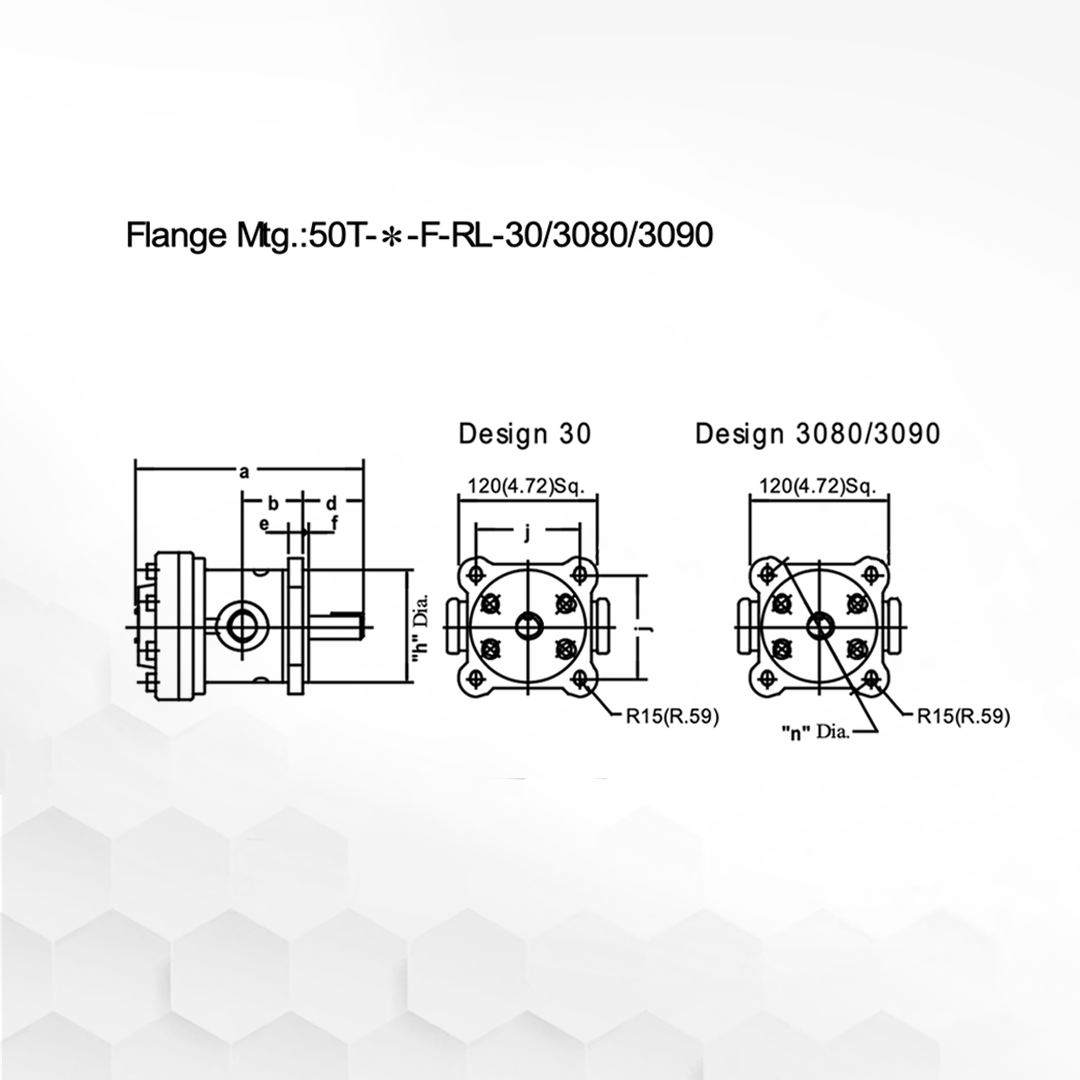 50T-12-F-LL-3090 | Fixed Displacement Vane Pump 50T-12-F-LL-3090 | Fixed Displacement Vane Pump